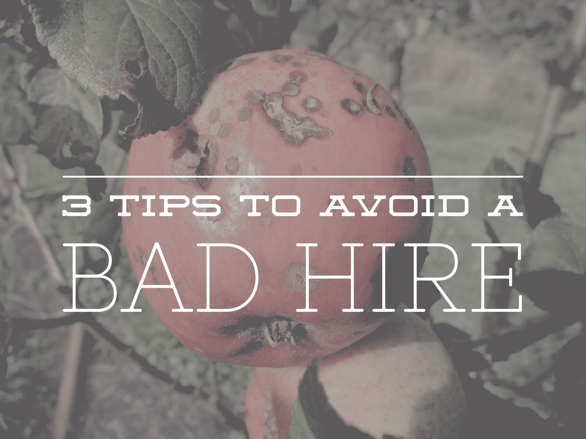 3 Tips to Avoid a Bad Hire